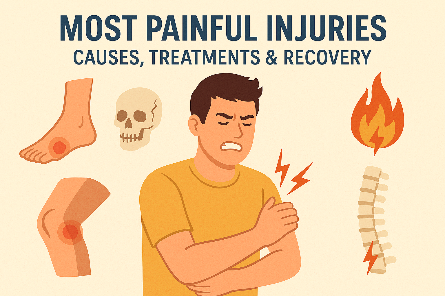painful injuries