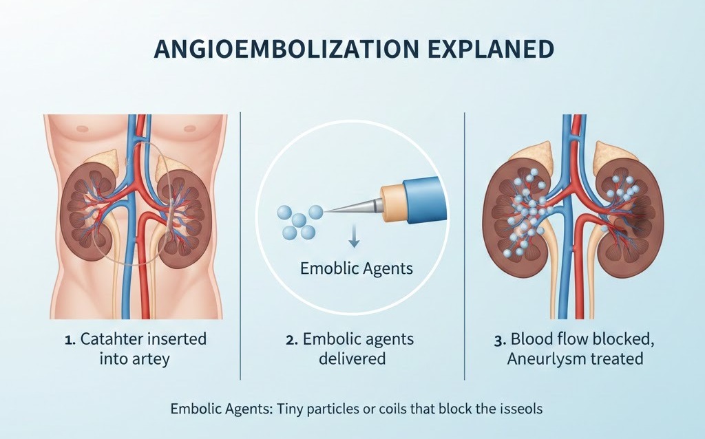 angioembolization procedure